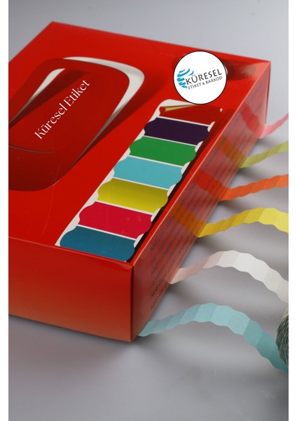 | Meto Etiket | Kırmızı | 42 Rulo | 42X1500 | A4 | Ürün Etiketi | Tabanca Etiketi modelleri