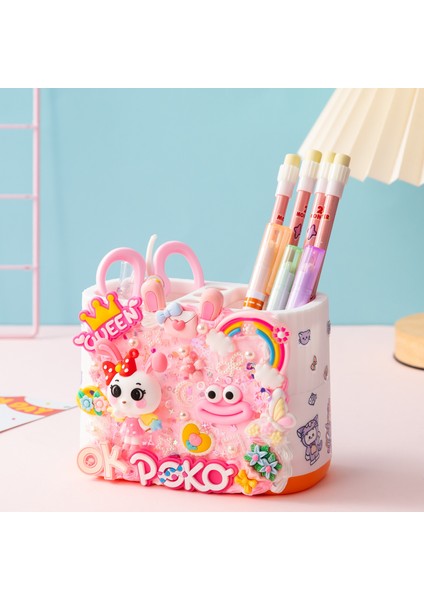 Weırsoın El Yapımı Diy Çift Izgara Kalemlik Kırtasiye Kutusu (Yurt Dışından)