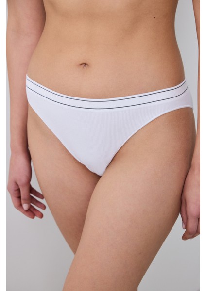 Seamless Kırık Beyaz Brazilian Külot