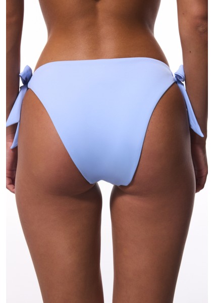 Açık Mavi Düşük Bel Brazilian Bikini Altı