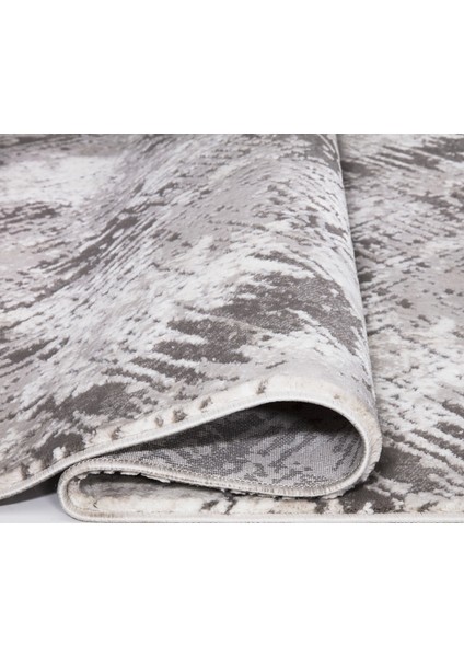 Lal Koleksiyonu 4023 Gri Abstarkt Yumuşak, Kolay Temizlenen Dokuma Halı fiyatları