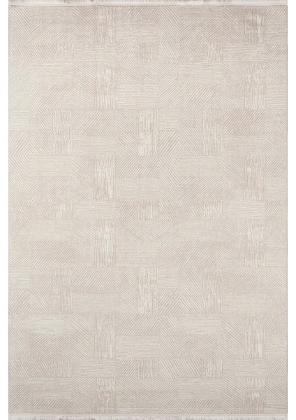 Vavien 1369 Bej Yumuşak Dokulu Salon Mutfak Koridor Oturma Odası Yolluk Halı Makine Halısı indirimleri