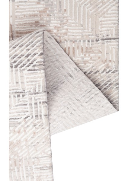 Vavien 1378 Bej Yumuşak Dokulu Salon Mutfak Koridor Oturma Odası Yolluk Halı Makine Halısı fiyatları