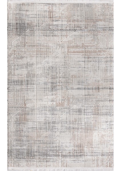 Vavien 1378 Bej Yumuşak Dokulu Salon Mutfak Koridor Oturma Odası Yolluk Halı Makine Halısı modelleri