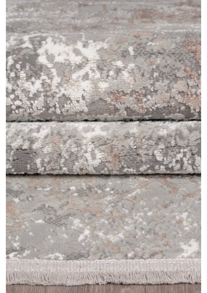 Vavien 1383 Gri Yumuşak Dokulu Salon Mutfak Koridor Oturma Odası Yolluk Halı Makine Halısı fiyatları