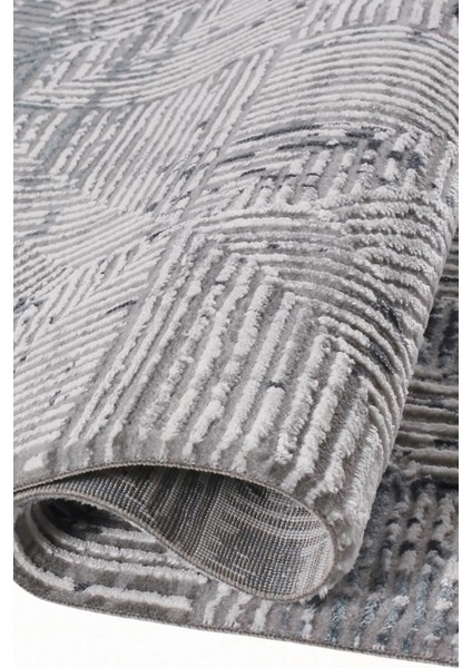 Vavien A0072 Gri Yumuşak Dokulu Salon Mutfak Koridor Oturma Odası Yolluk Halı Makine Halısı modelleri