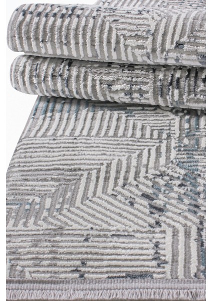 Vavien A0072 Gri Yumuşak Dokulu Salon Mutfak Koridor Oturma Odası Yolluk Halı Makine Halısı fırsatları