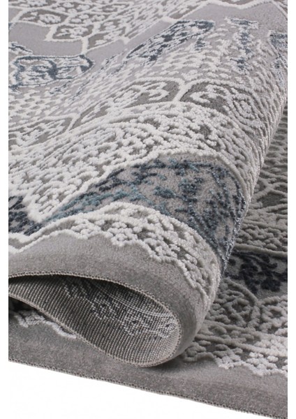 Vavien A0074 Gri Yumuşak Dokulu Salon Mutfak Koridor Oturma Odası Yolluk Halı Makine Halısı modelleri