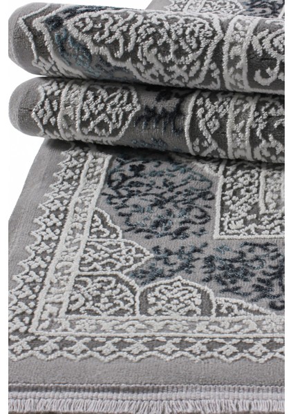 Vavien A0074 Gri Yumuşak Dokulu Salon Mutfak Koridor Oturma Odası Yolluk Halı Makine Halısı fırsatları