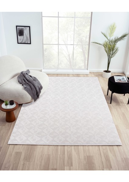 Zenta ZN004 Krem Hav Toz Vermez Salon Mutfak Koridor Oturma Odası Yolluk Halı Makine Halısı