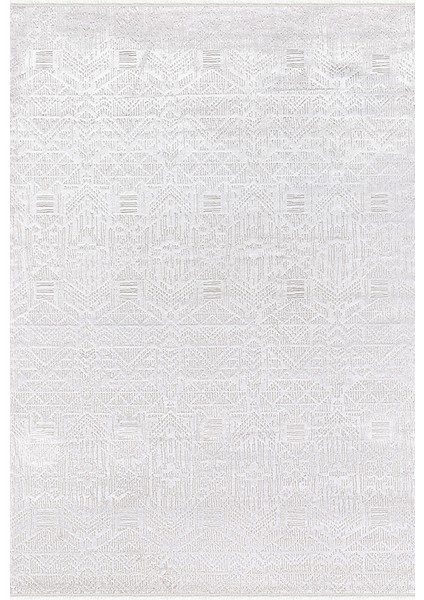 Zett ZE002 Beyaz Uzun Ömürlü Yumuşak Dokulu Salon Mutfak Koridor Oturma Odası Yolluk Halı modelleri