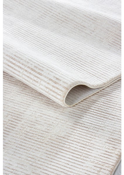 Zett ZE008 Beyaz Uzun Ömürlü Yumuşak Dokulu Salon Mutfak Koridor Oturma Odası Yolluk Halı fiyatları