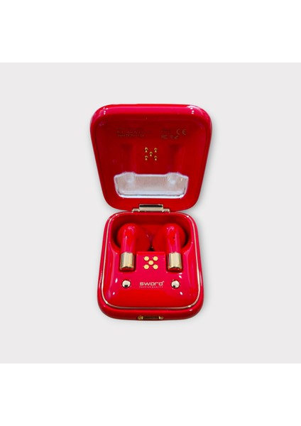 iota SW-RS38 Kırmızı Retro Tasarım Bluetooth Kulaklık