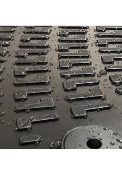 Mitsubishi L200 2005-2018 Uyumlu 3D Siyah Kokusuz Havuzulu Paspas Takımı modelleri