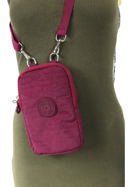 M 226 Mega Bag Krinkıl Kumaş Unisex Küçük Omuz Çantası, Telefonluk