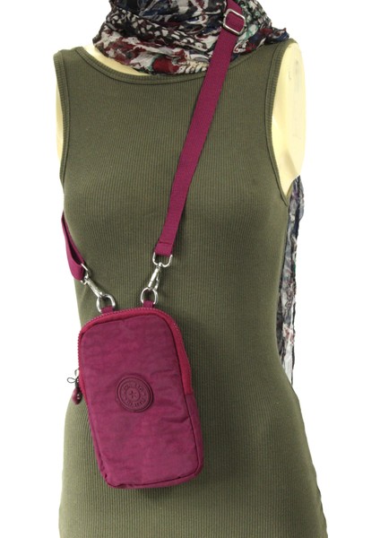 M 226 Mega Bag Krinkıl Kumaş Unisex Küçük Omuz Çantası, Telefonluk