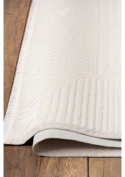 Universal UV004 Krem Uzun Ömürlü Yumuşak Dokulu Salon Mutfak Koridor Oturma Odası Yolluk Halı fiyatları