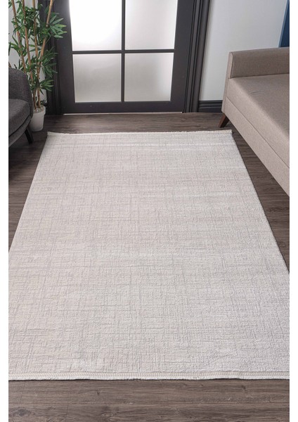 Universal A0300 Bej Uzun Ömürlü Yumuşak Dokulu Salon Mutfak Koridor Oturma Odası Yolluk Halı