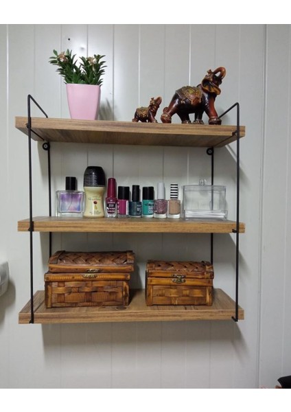 3 Katlı Duvar Rafı Kitaplık , Banyo Düzenleyici ,mutfak Düzenleyici ,çok Amaçlı Raf