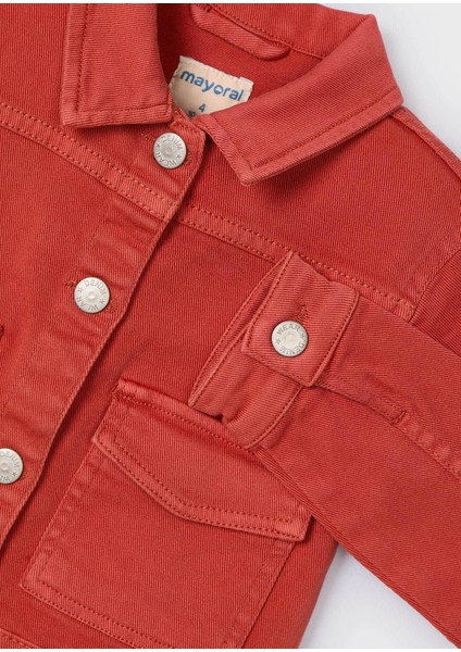 Kız Çocuk Gabardin Ceket