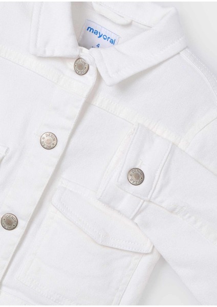 Kız Çocuk Gabardin Ceket
