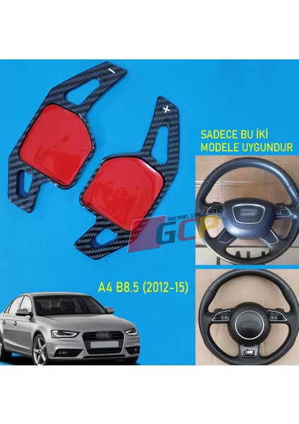 Audi A4 B8.5 F1 Vites Pedalı (2013-15) A4 A5 F1 Vites Kulakçık
