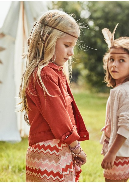 Kız Çocuk Gabardin Ceket