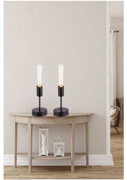 Yıldız Home Rustik Abajur 2.li Siyah indirimleri