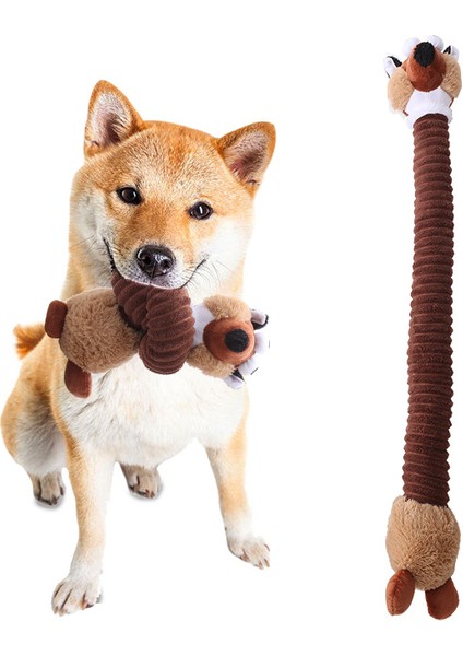 Hayvan Oyuncakları Isırmaya Da Lı Ses Molar Köpek Oyuncakları Uzun Pet Köpek Oyuncakları (Yurt Dışından)