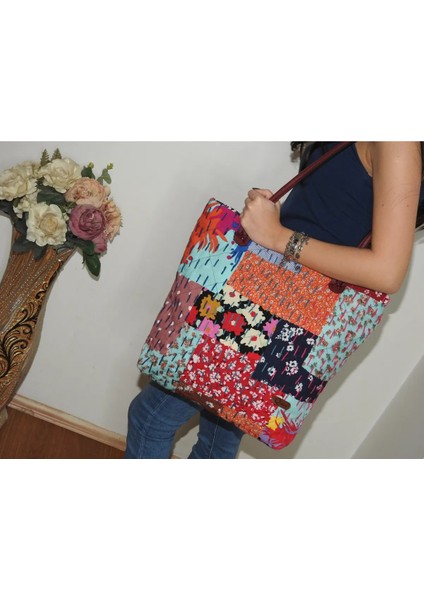 Patchwork Kol Çantası