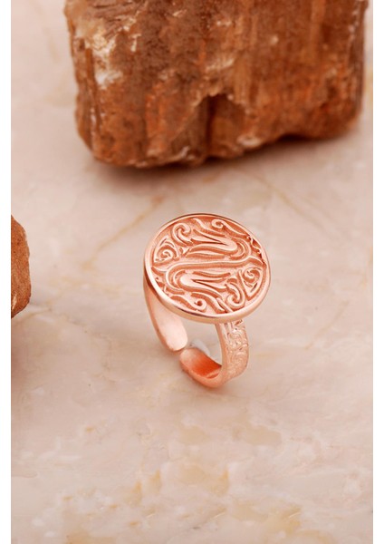 Laleli Elişi Rose Gümüş Yüzük 3766 fiyatları