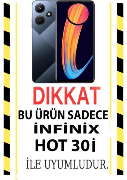Infinix Hot 30i Uyumlu 3D Taş Kurdele Kelebek Kalp Glitter Işleme Motifli Simli Sert Kapak