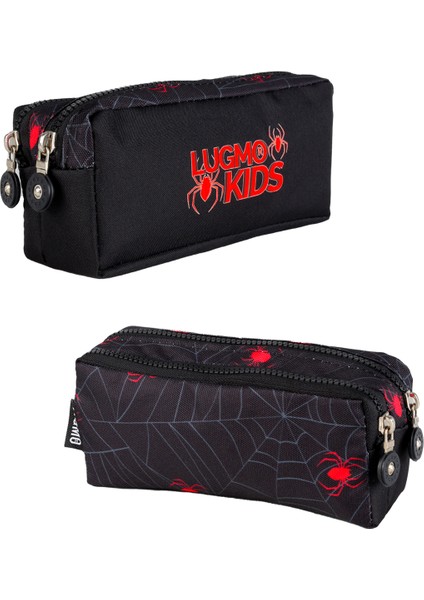 3 Lü Ilkokul Çanta Seti Erkek Çocuk Çantası Astarlı Pedli Örümcekli Siyah indirimleri