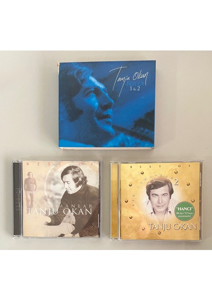 Tanju Okan Best Of 1&2 Çift CD (Orjnal Dönem Baskı Cd)