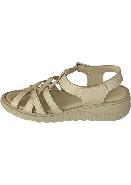 PC-53158 Bej Kadın Sandalet fiyatları