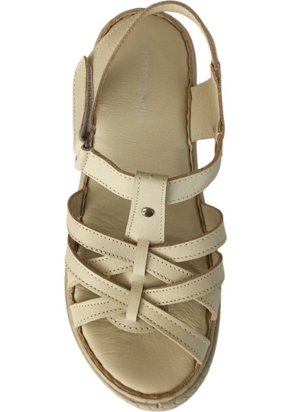 PC-53158 Bej Kadın Sandalet fırsatları