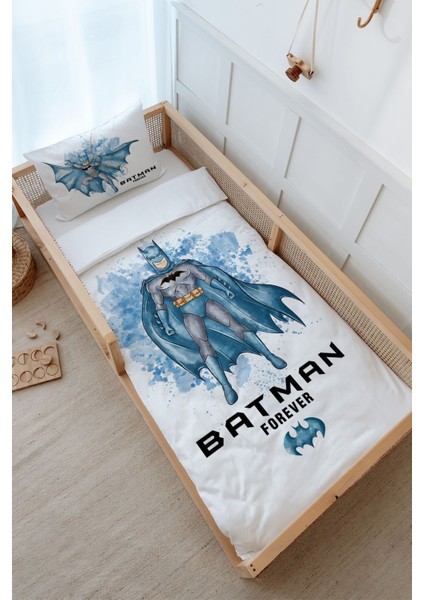 Montessori Nevresim Takımı (100 x 200) - Cartoon Serisi - Batman