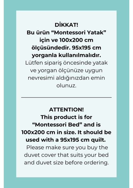 Montessori Nevresim Takımı (100 x 200) - Cartoon Serisi - Şimşek Mcquenn Patchwork
