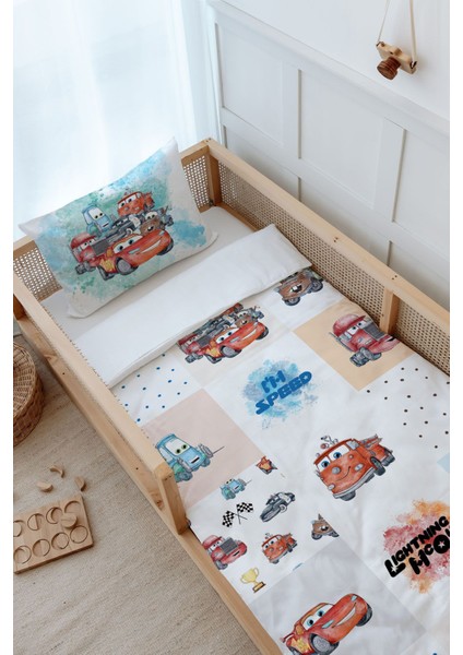 Montessori Nevresim Takımı (100 x 200) - Cartoon Serisi - Şimşek Mcquenn Patchwork