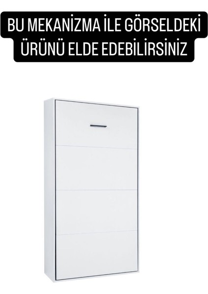 Akıllı Mobilya Dikey Açılır Ahşap Kasa Duvar Yatağı Mekanizması (Kendi Duvar Yatağını Yap)