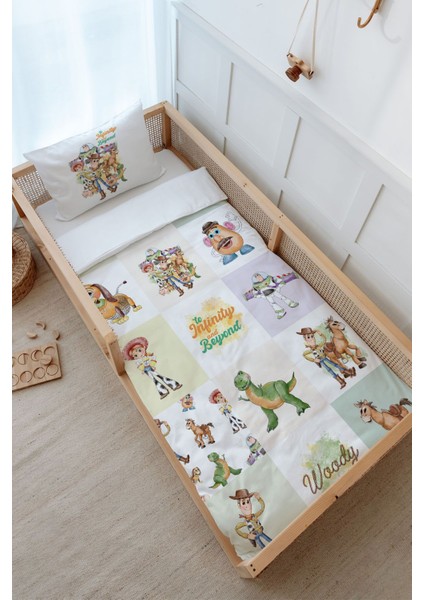 Montessori Nevresim Takımı (100 x 200) - Cartoon Serisi - Toy Story Patchwork