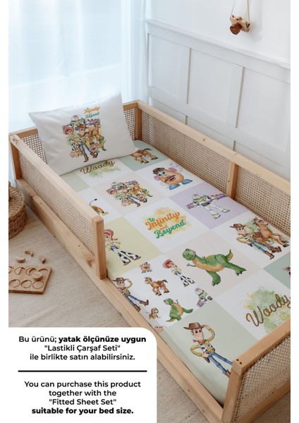 Montessori Nevresim Takımı (100 x 200) - Cartoon Serisi - Toy Story Patchwork fırsatları