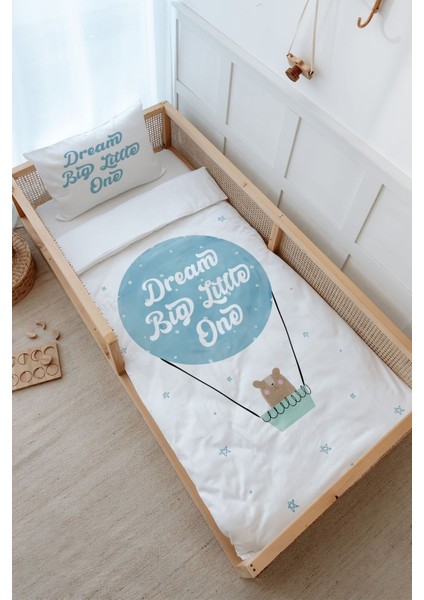 Montessori Nevresim Takımı (100 x 200) - Pure Baby Serisi - Bear Dream