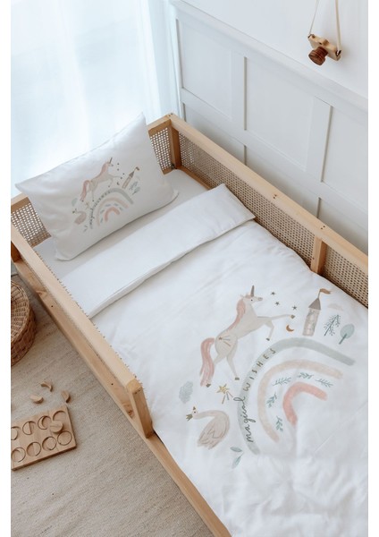 Montessori Nevresim Takımı (100 x 200) - Royal Series - Magical Unicorn modelleri