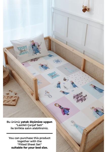 Montessori Nevresim Takımı (100 x 200) - Cartoon Serisi - Elsa Patchwork fırsatları