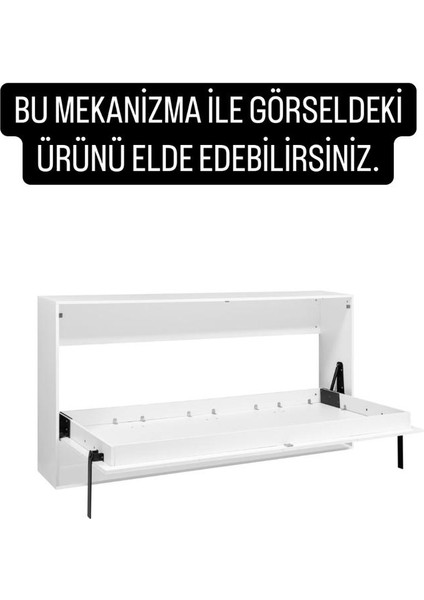 Akıllı Mobilya Yatay Açılır Ahşap Kasa Duvar Yatağı Mekanizması (Kendi Duvar Yatağını Yap)