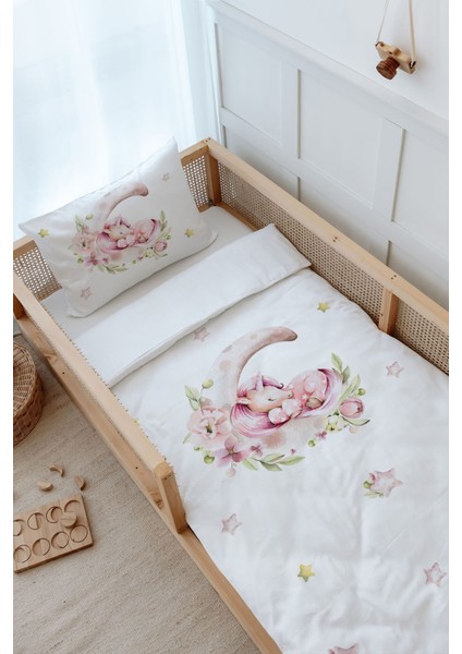 Montessori Nevresim Takımı (100 x 200) - For Baby Serisi - Ayda Uyuyan Unicorn modelleri