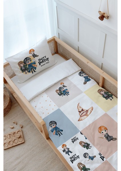 Montessori Nevresim Takımı (100 x 200) - Cartoon Serisi - Harry Potter Patchwork modelleri