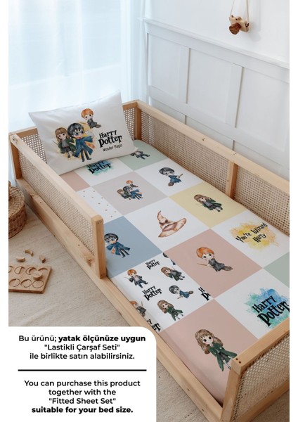 Montessori Nevresim Takımı (100 x 200) - Cartoon Serisi - Harry Potter Patchwork fırsatları