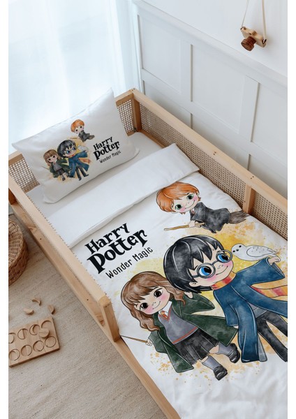 Montessori Nevresim Takımı (100 x 200) - Cartoon Serisi - Harry Potter modelleri
